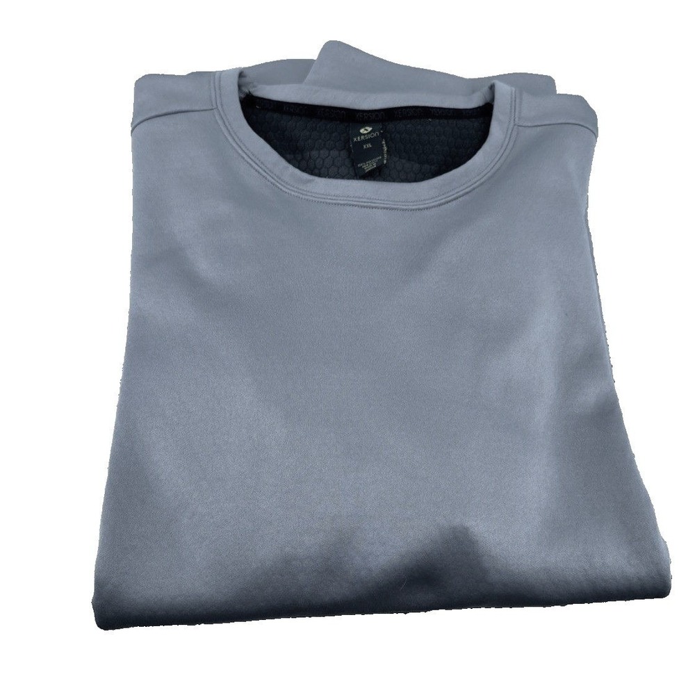 Xersion XXL Gray Long Sleeve Pullover Athletic Sweatshirt Top Menswear
